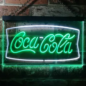 Coca-Cola Banner 2 Neon-Like LED Sign