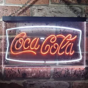 Coca-Cola Banner 2 Neon-Like LED Sign
