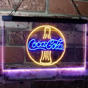 Coca-Cola Bottle 2 Neon-Like LED Sign