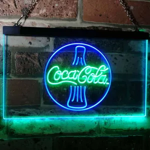 Coca-Cola Bottle 2 Neon-Like LED Sign