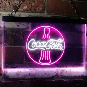 Coca-Cola Bottle 2 Neon-Like LED Sign