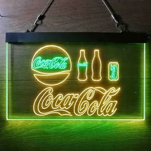 Coca-Cola Bottle Can Neon-Like LED Sign