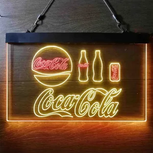 Coca-Cola Bottle Can Neon-Like LED Sign