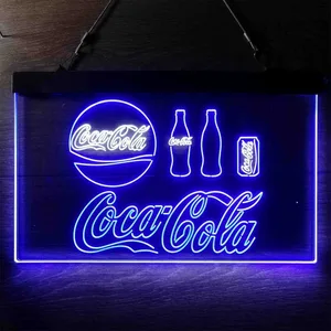 Coca-Cola Bottle Can Neon-Like LED Sign