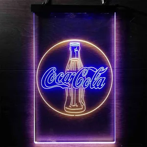 Coca-Cola Bottle Close Neon-Like LED Sign