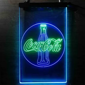 Coca-Cola Bottle Close Neon-Like LED Sign