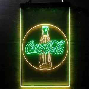 Coca-Cola Bottle Close Neon-Like LED Sign