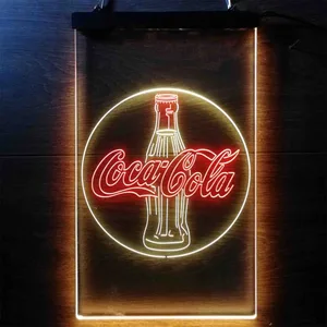 Coca-Cola Bottle Close Neon-Like LED Sign