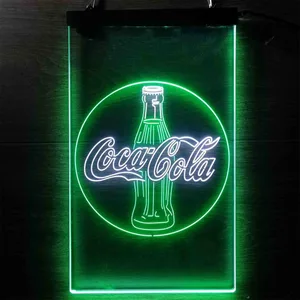 Coca-Cola Bottle Close Neon-Like LED Sign