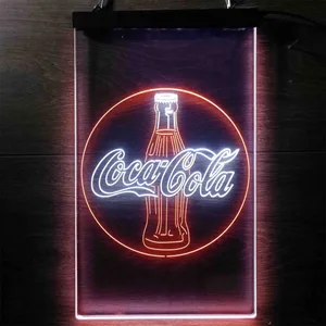 Coca-Cola Bottle Close Neon-Like LED Sign