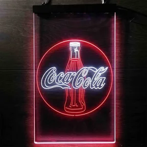 Coca-Cola Bottle Close Neon-Like LED Sign