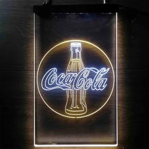 Coca-Cola Bottle Close Neon-Like LED Sign