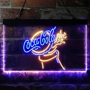 Coca-Cola Bottle Open Neon-Like LED Sign