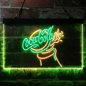 Coca-Cola Bottle Open Neon-Like LED Sign