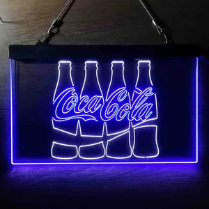 Coca-Cola Bottles Neon-Like LED Sign