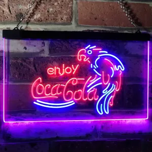Coca-Cola Parrot Neon-Like LED Sign
