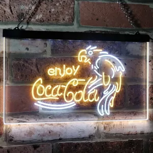 Coca-Cola Parrot Neon-Like LED Sign