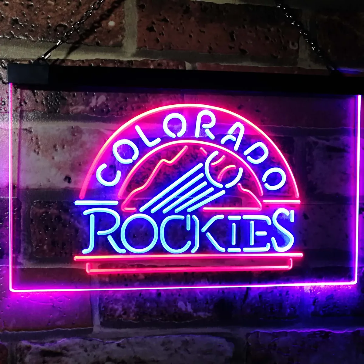 Colorado Rockies  Logo 1 Neon-Like LED Sign