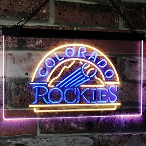 Colorado Rockies  Logo 1 Neon-Like LED Sign