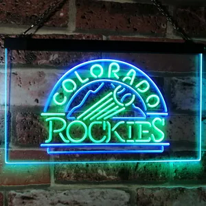 Colorado Rockies  Logo 1 Neon-Like LED Sign