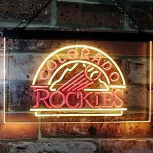 Colorado Rockies  Logo 1 Neon-Like LED Sign