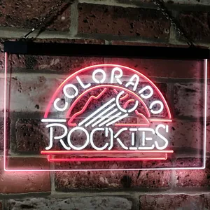 Colorado Rockies  Logo 1 Neon-Like LED Sign