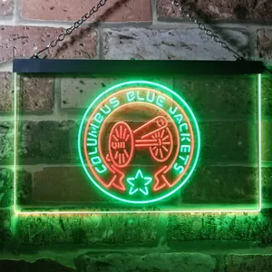 Columbus Blue Jackets Alternate Neon-Like LED Sign
