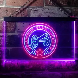 Columbus Blue Jackets Alternate Neon-Like LED Sign