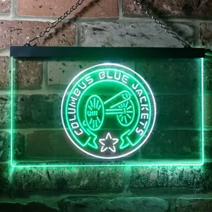 Columbus Blue Jackets Alternate Neon-Like LED Sign