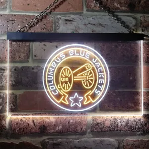 Columbus Blue Jackets Alternate Neon-Like LED Sign