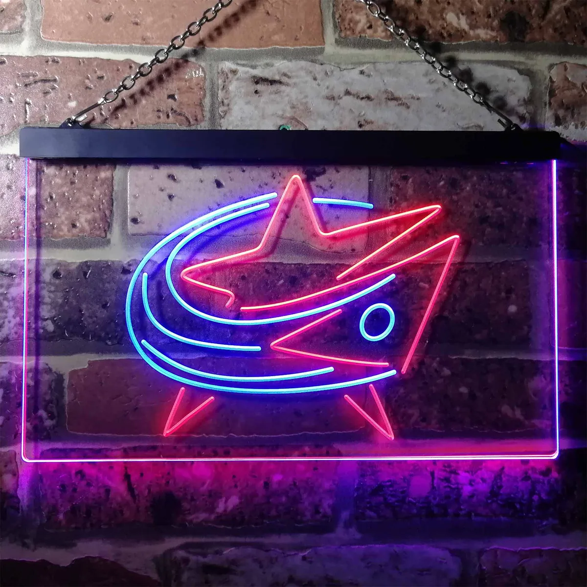 Columbus Blue Jackets Logo 1 Neon-Like LED Sign