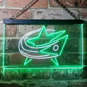 Columbus Blue Jackets Logo 1 Neon-Like LED Sign