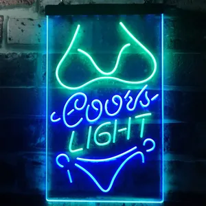 Coors Light Bikini Neon-Like LED Sign