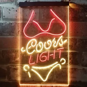 Coors Light Bikini Neon-Like LED Sign
