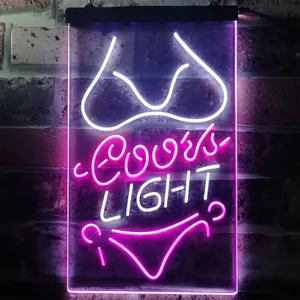 Coors Light Bikini Neon-Like LED Sign