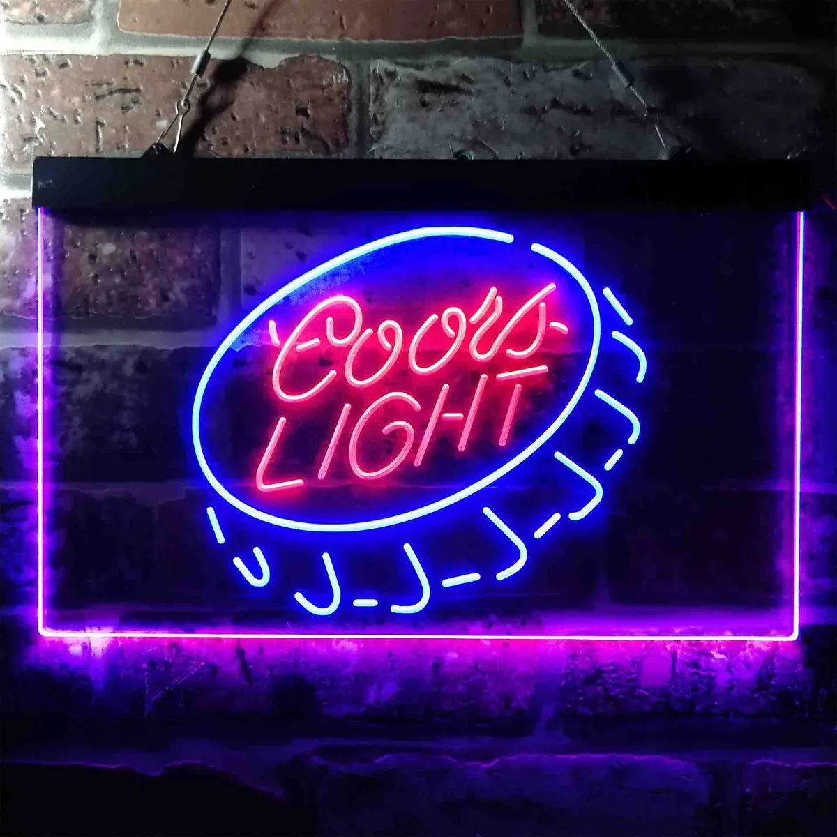 Coors Light Bottlecap Neon-Like LED Sign