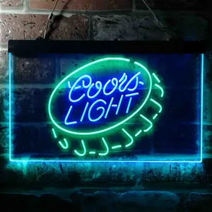 Coors Light Bottlecap Neon-Like LED Sign
