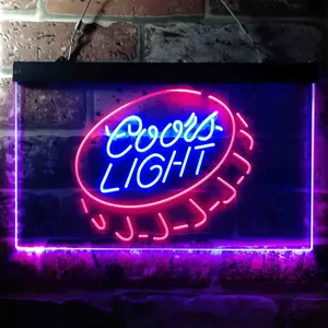 Coors Light Bottlecap Neon-Like LED Sign