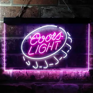 Coors Light Bottlecap Neon-Like LED Sign