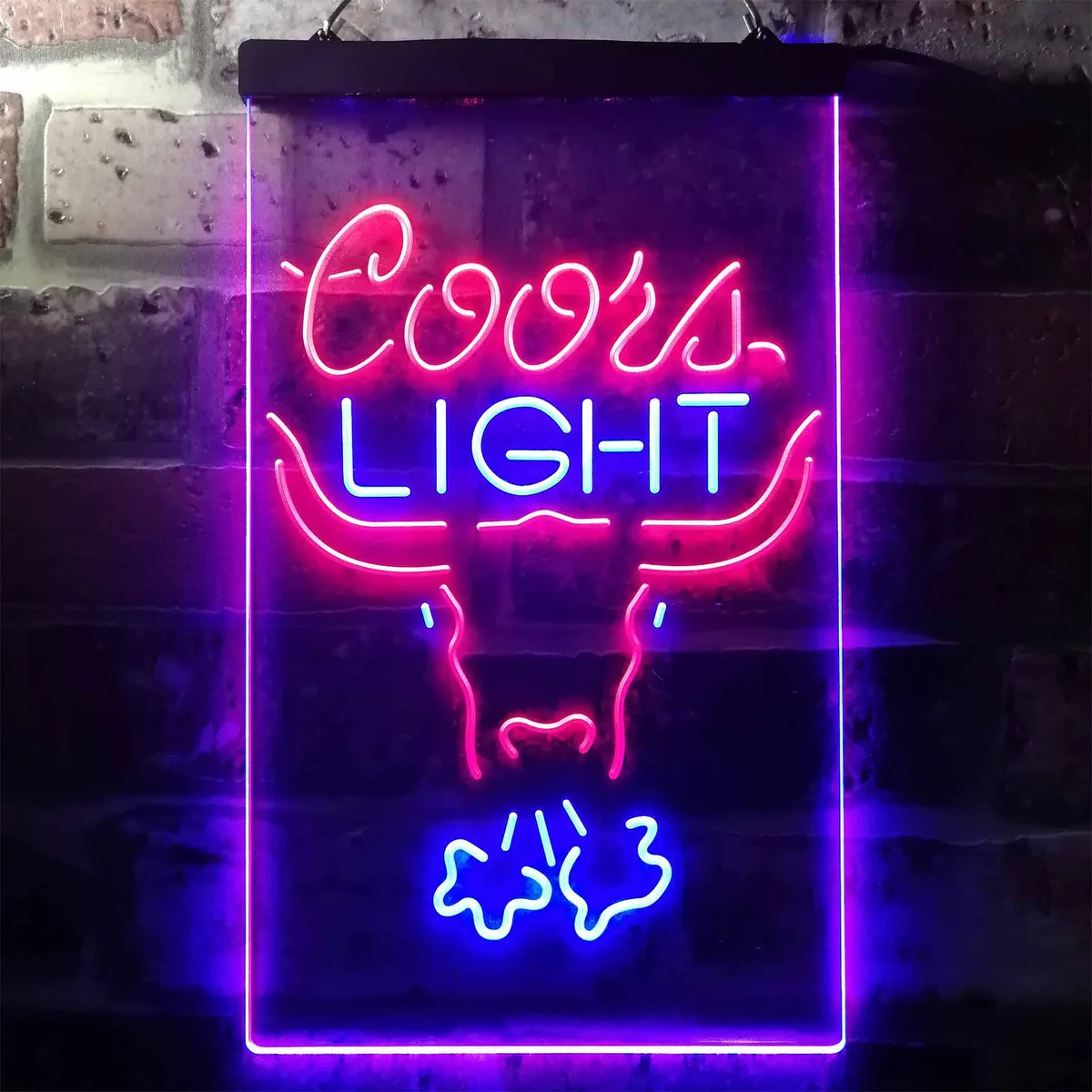 Coors Light Bull Neon-Like LED Sign