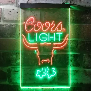 Coors Light Bull Neon-Like LED Sign