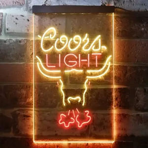 Coors Light Bull Neon-Like LED Sign