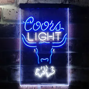 Coors Light Bull Neon-Like LED Sign