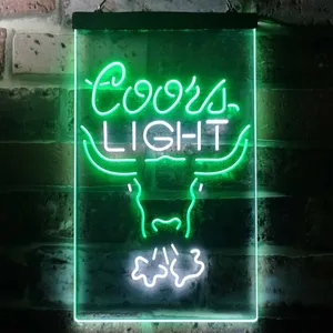 Coors Light Bull Neon-Like LED Sign