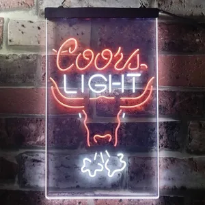 Coors Light Bull Neon-Like LED Sign