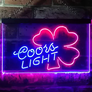 Coors Light Clover 2 Neon-Like LED Sign