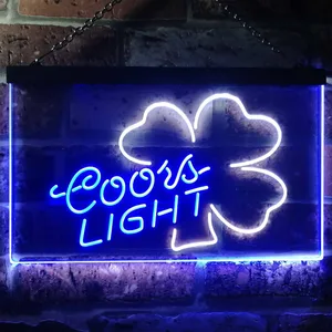Coors Light Clover 2 Neon-Like LED Sign
