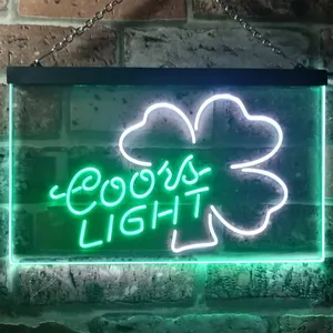 Coors Light Clover 2 Neon-Like LED Sign