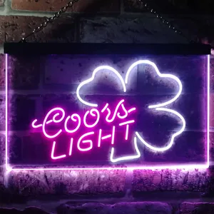 Coors Light Clover 2 Neon-Like LED Sign