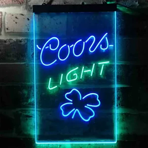 Coors Light Clover Leaf Neon-Like LED Sign